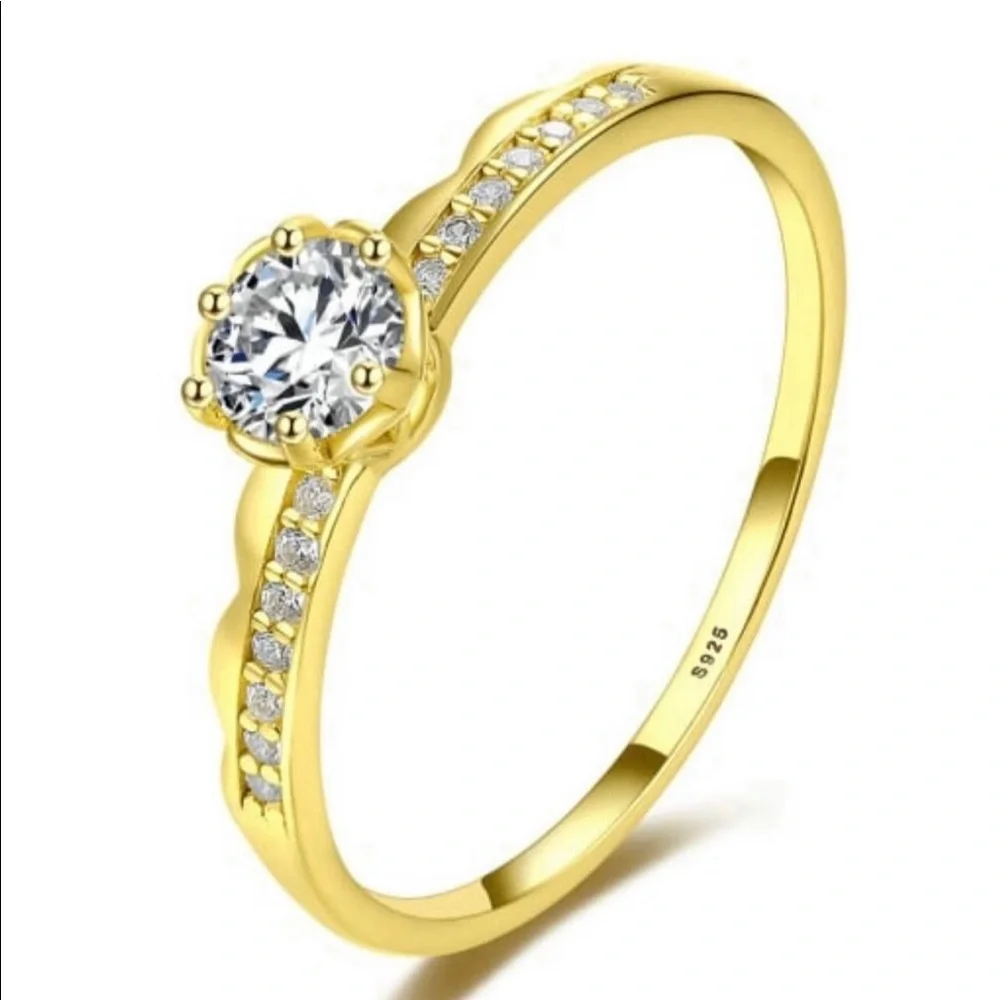 925 Sterling Silver Round Minimalist Band Ring